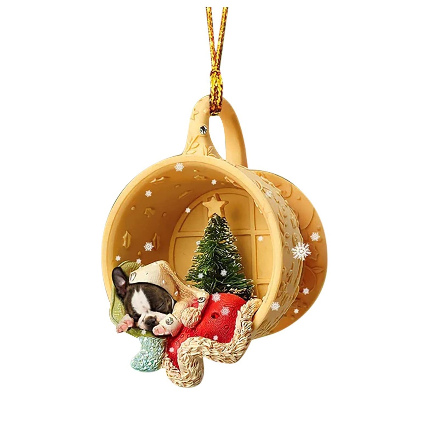 Home Acrylic Sausage Dog Hanging Decorations