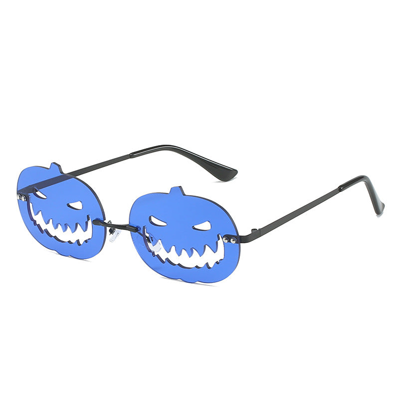 Runway Fried Street Halloween Pumpkin Funny Ball Sun Glasses