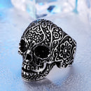 Hip Hop Skull Ring Trendy Men's Personality Ring Punk