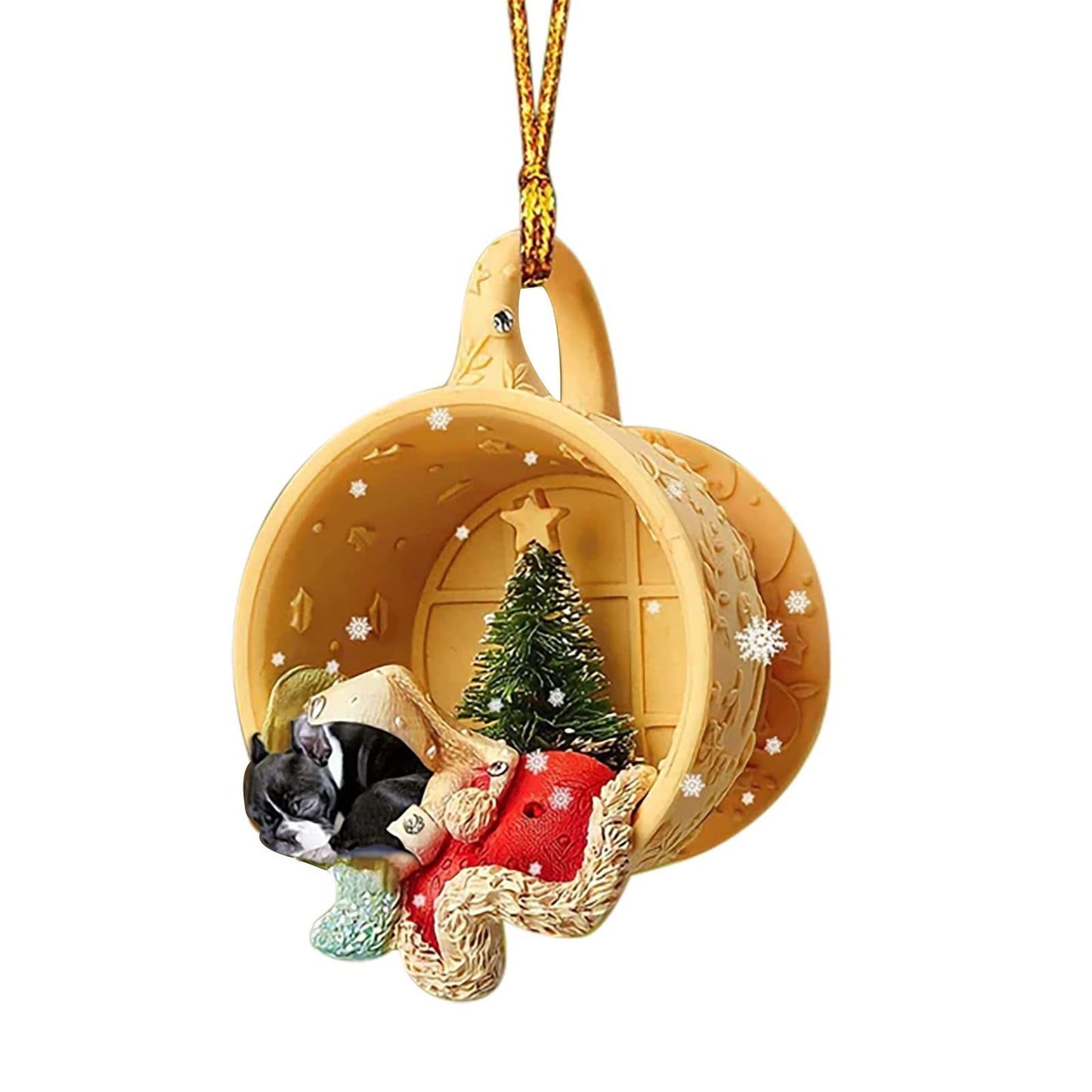 Home Acrylic Sausage Dog Hanging Decorations