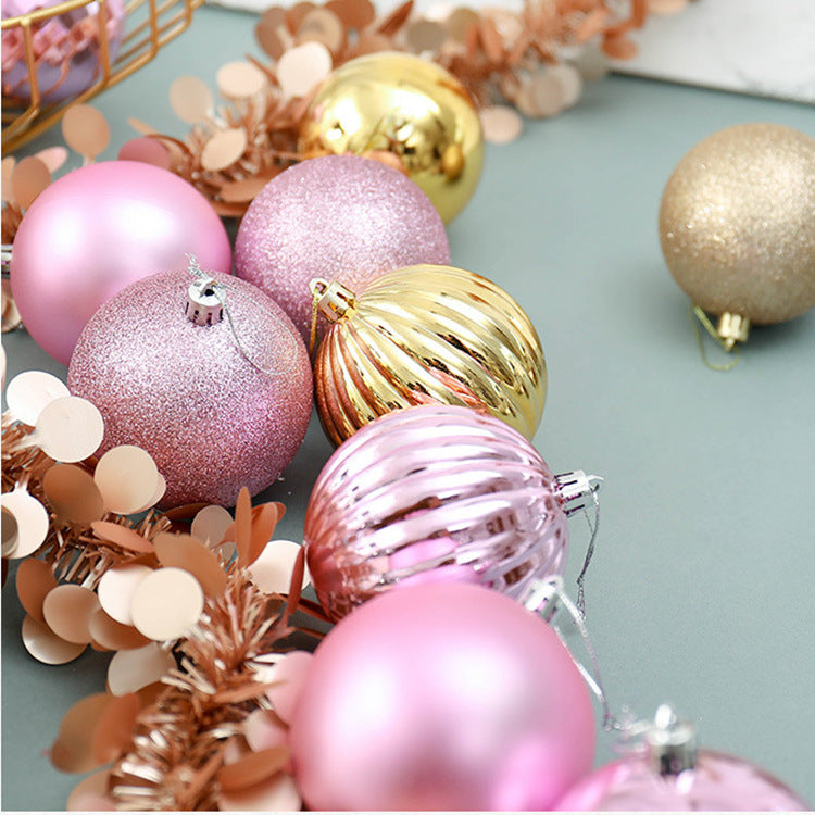 34 Christmas Tree Decoration Ball Set 4cm Ornaments