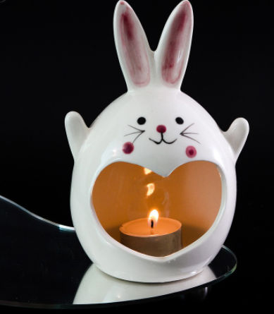 Halloween Ghost Festival Ceramic Craft Ornament Candle holder