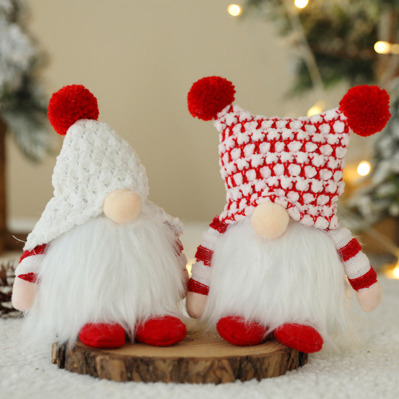 Christmas Faceless LIGHT UP Gnomes Doll With Lights