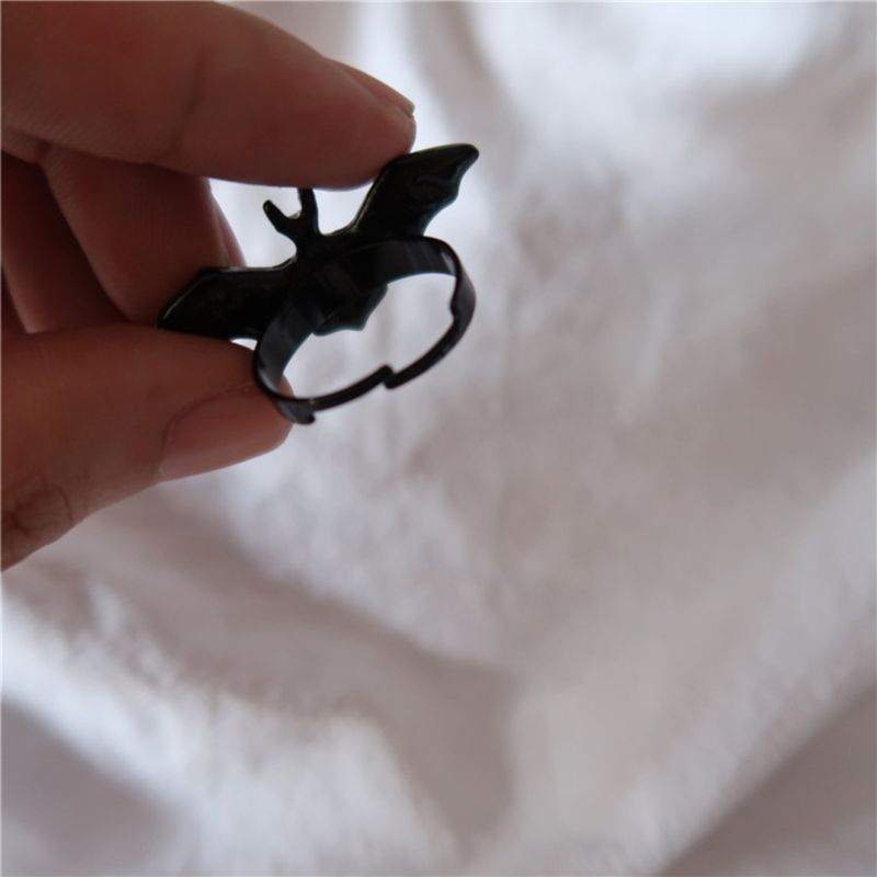 Accessories Black Bat Adjustable Ring Steam