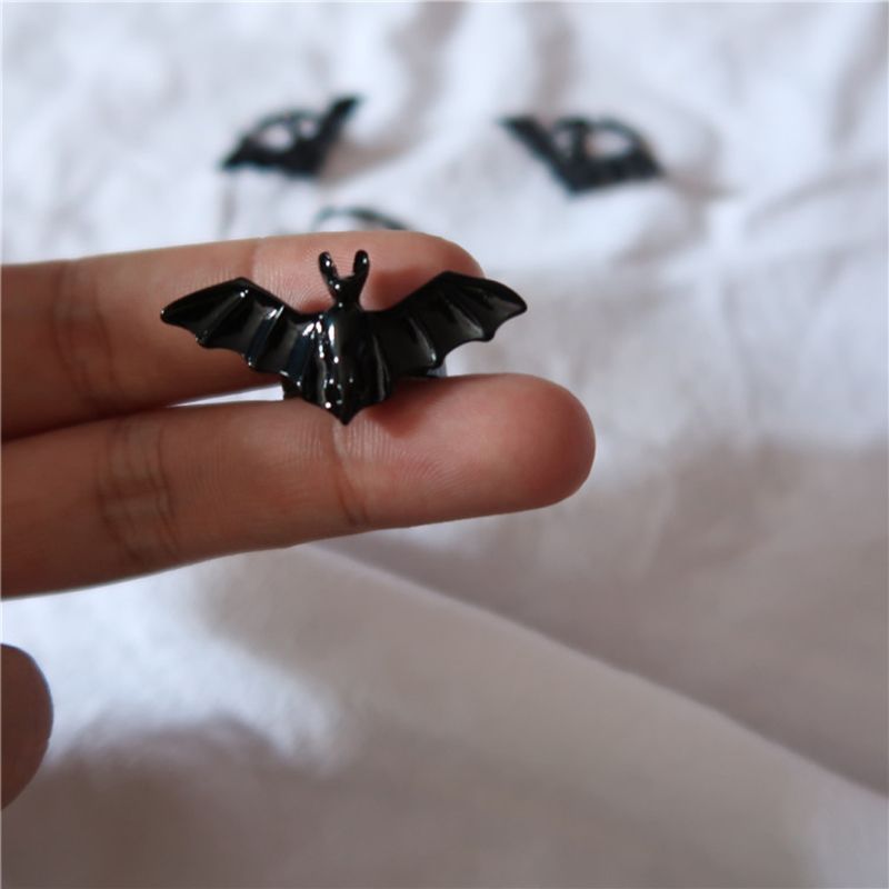 Accessories Black Bat Adjustable Ring Steam