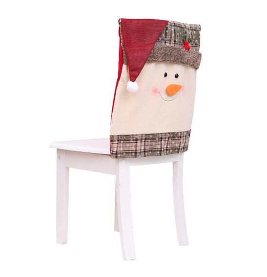 High Quality Christmas Decorated Chair Cover Set