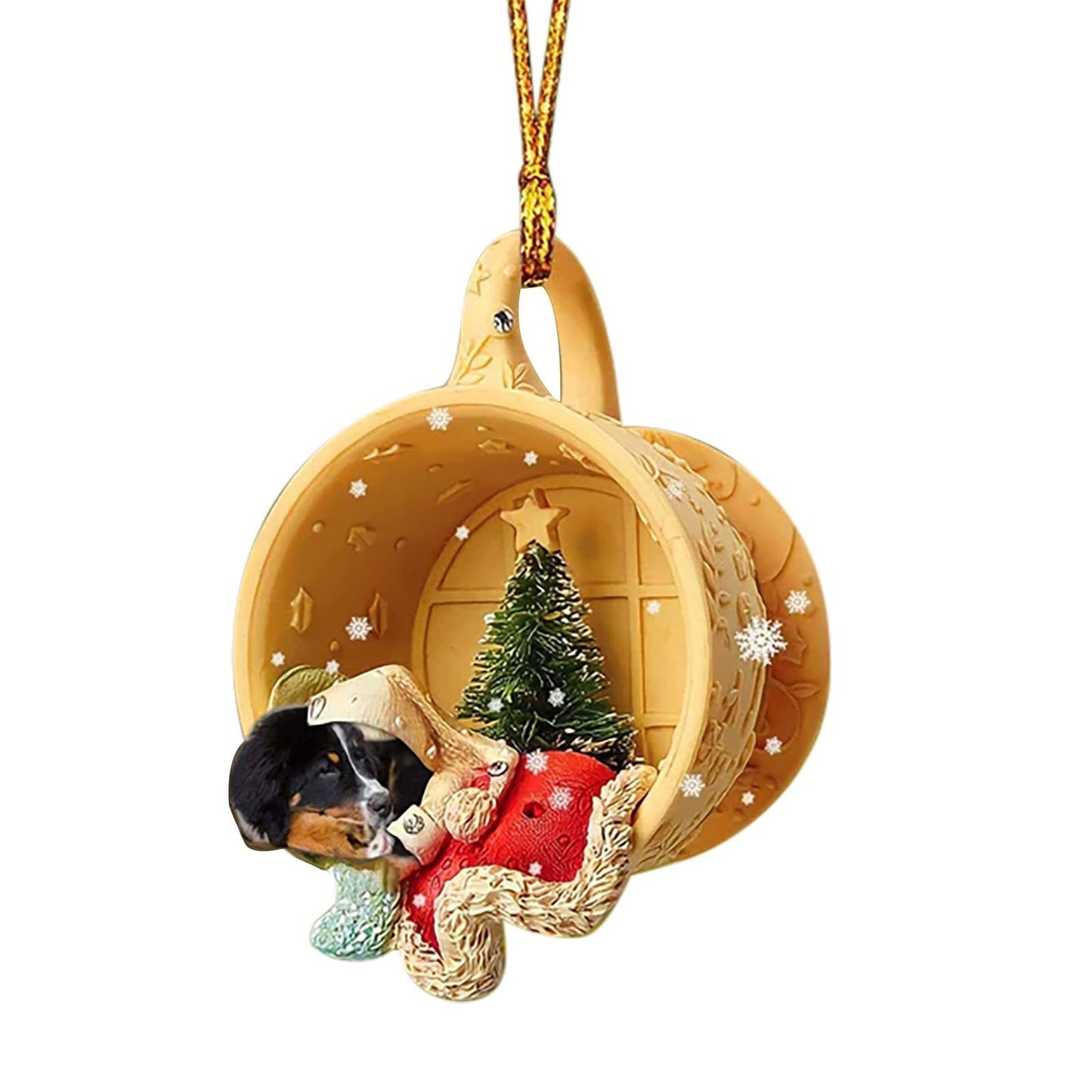 Home Acrylic Sausage Dog Hanging Decorations