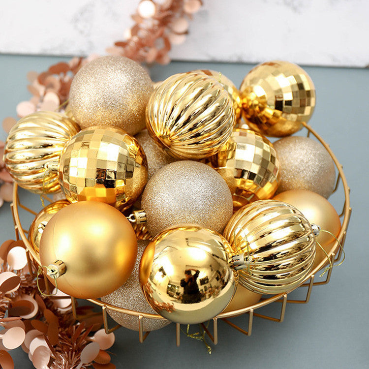 34 Christmas Tree Decoration Ball Set 4cm Ornaments