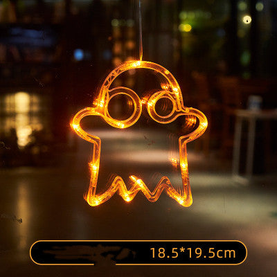 Halloween Party Window Hanging LED suction cup lamp Light