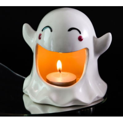 Halloween Ghost Festival Ceramic Craft Ornament Candle holder