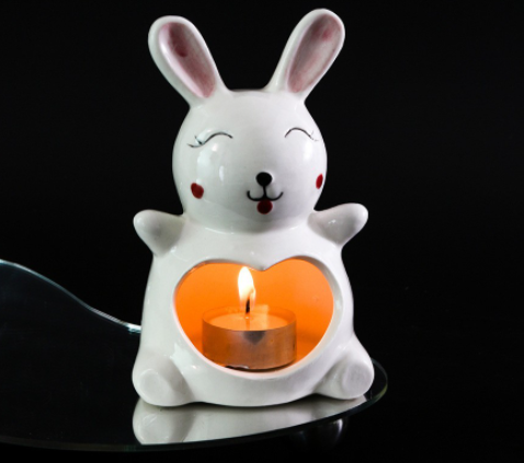 Halloween Ghost Festival Ceramic Craft Ornament Candle holder