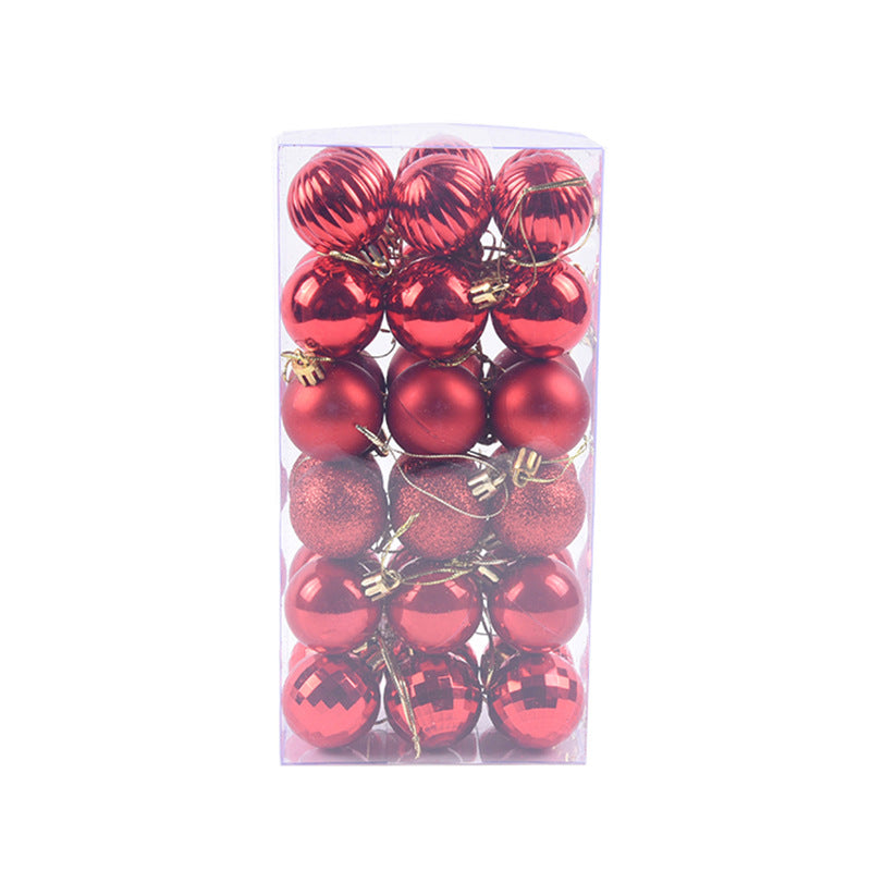 36 PCs Christmas Tree Decoration Colour Ball Set