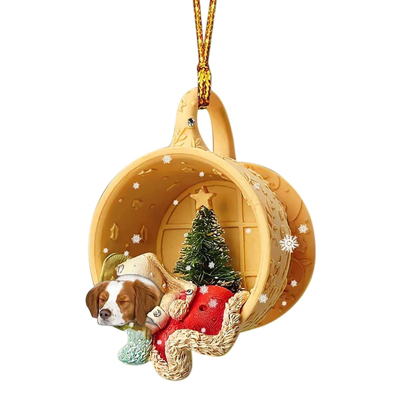 Home Acrylic Sausage Dog Hanging Decorations