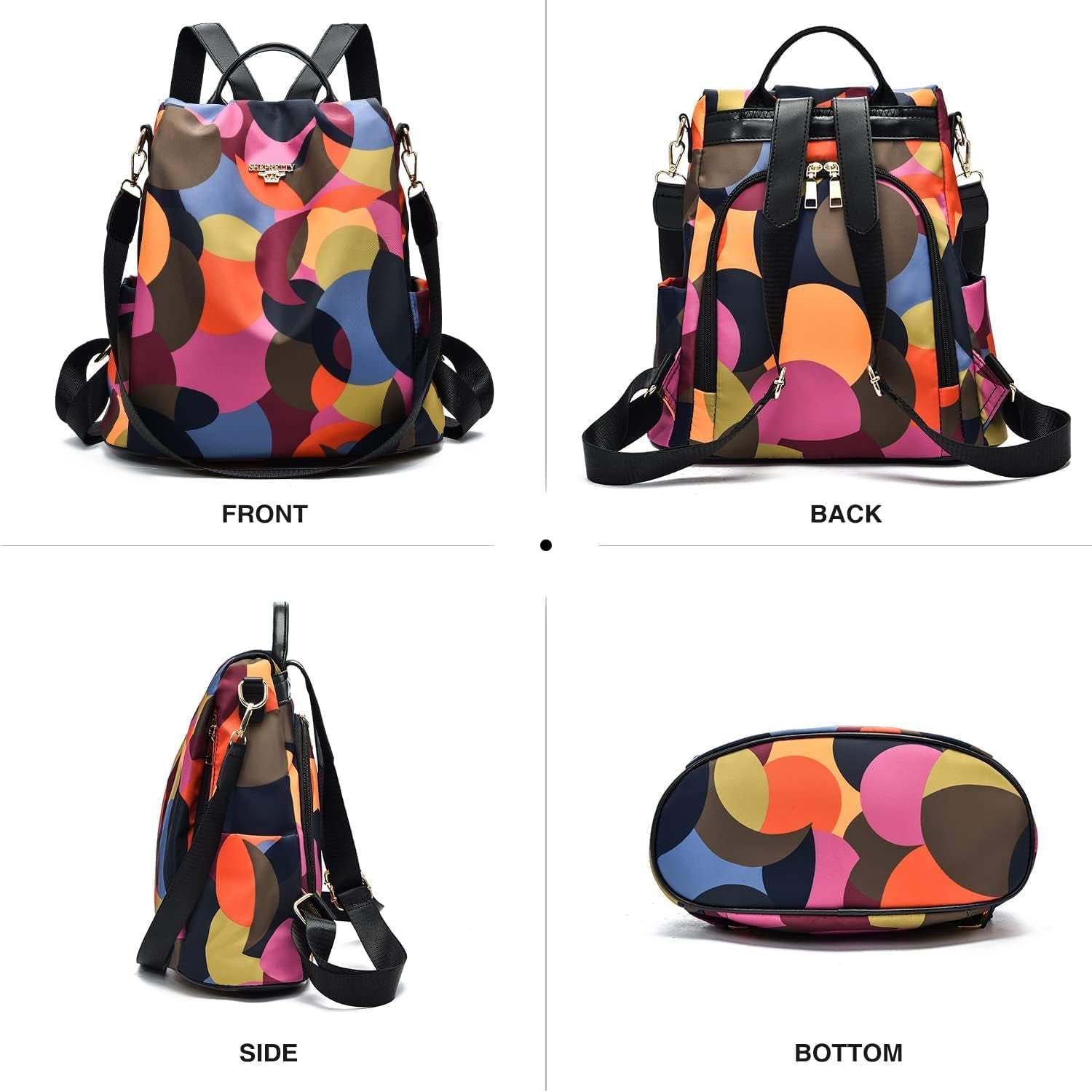 Shepretty Women's Rucksack Anti Theft Shoulder Bag Backpacks 