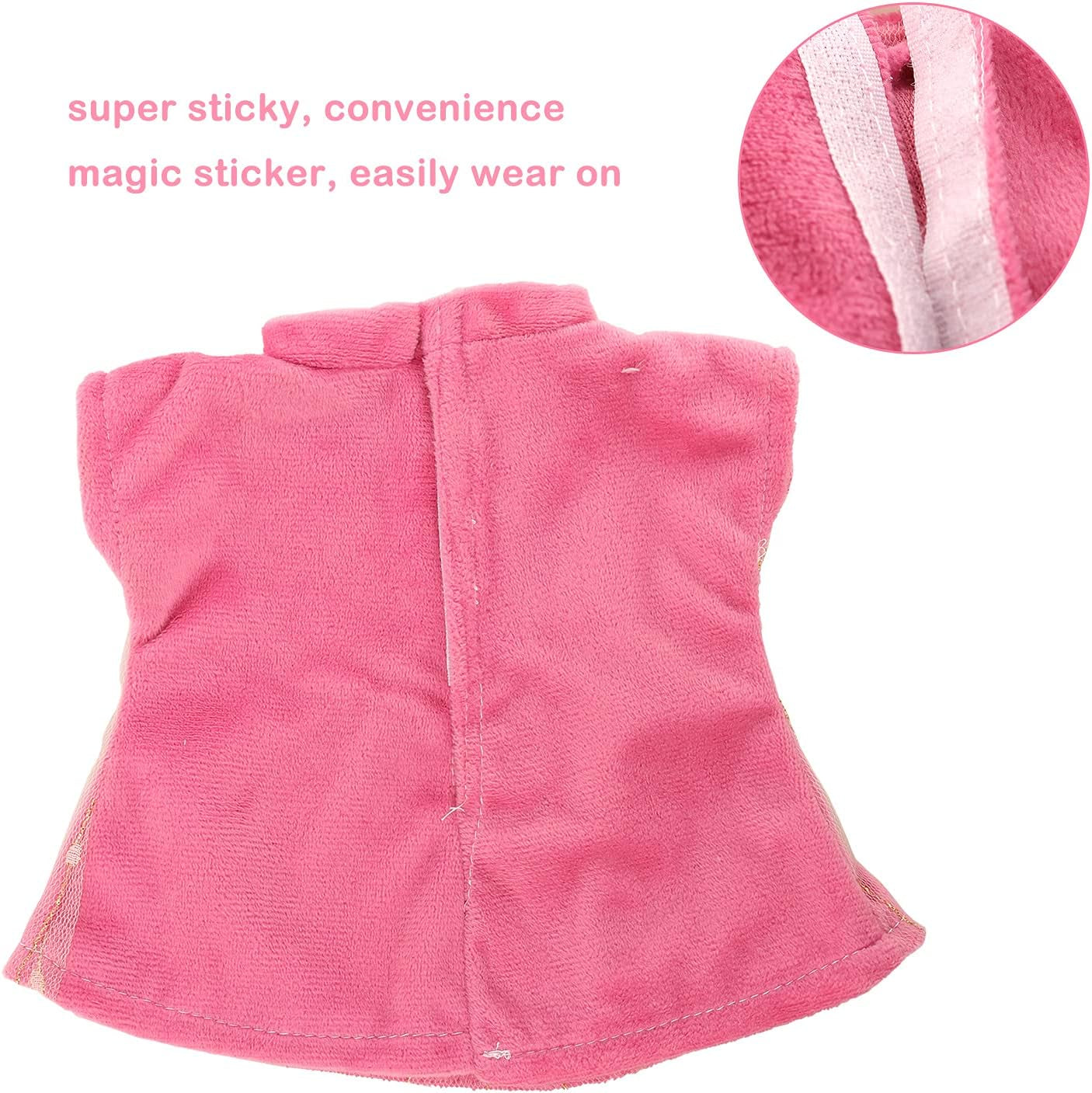  New Born Baby Doll Dress Miunana Sweet Clothes Dress Coat Socks For 35-43 cm