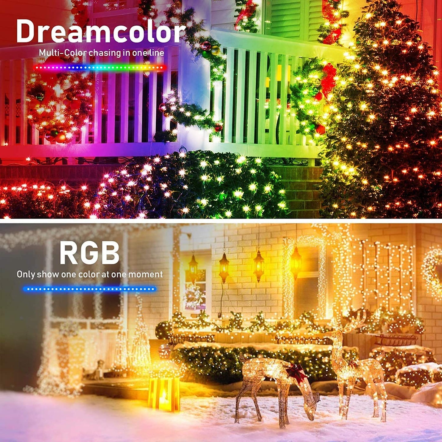 Bluetooth USB Copper Wire Christmas String Light