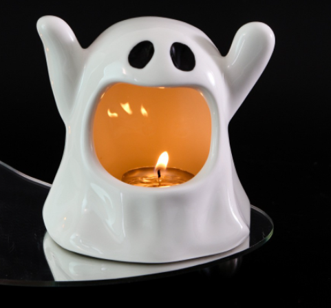 Halloween Ghost Festival Ceramic Craft Ornament Candle holder