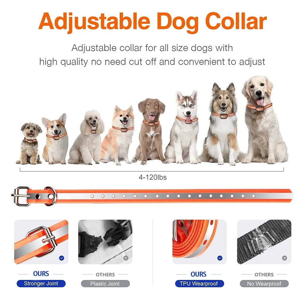 1000m Remote Electronic Dog Collar with Automatic Bark Mode