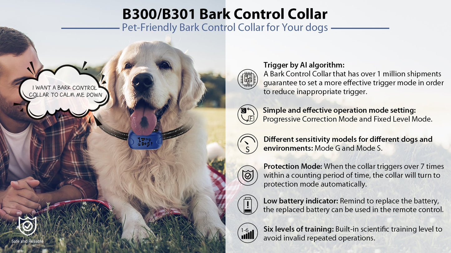 B300 Bark Training Collar