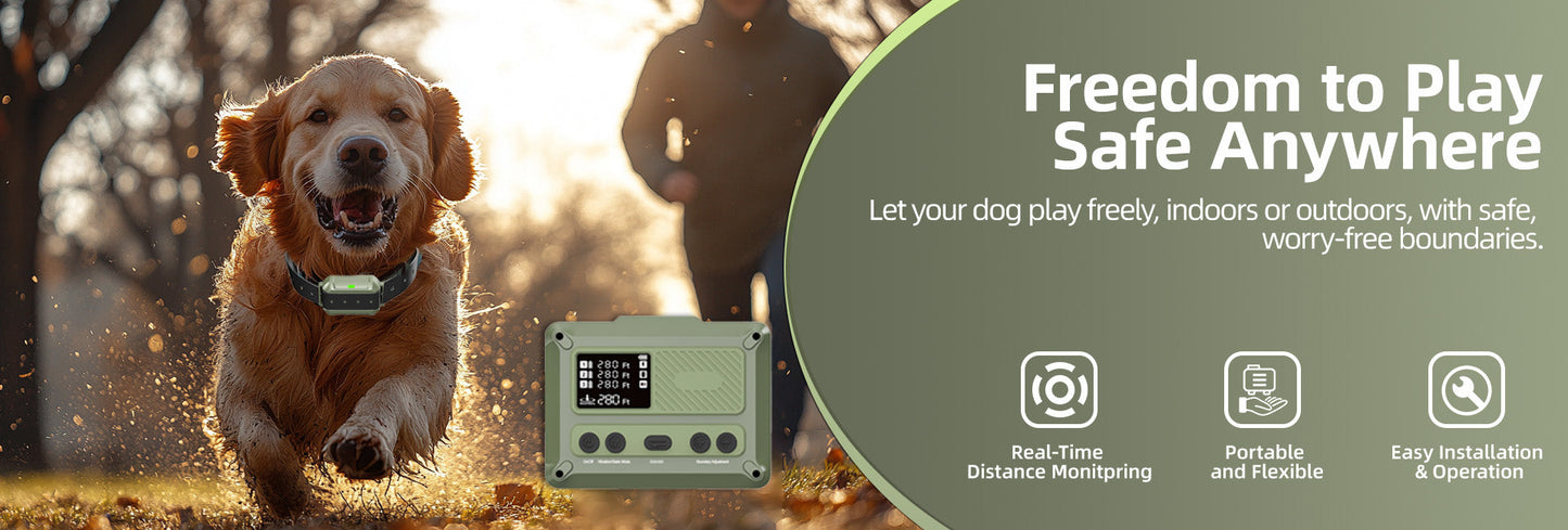 F910 Radar Wireless Dog Fence