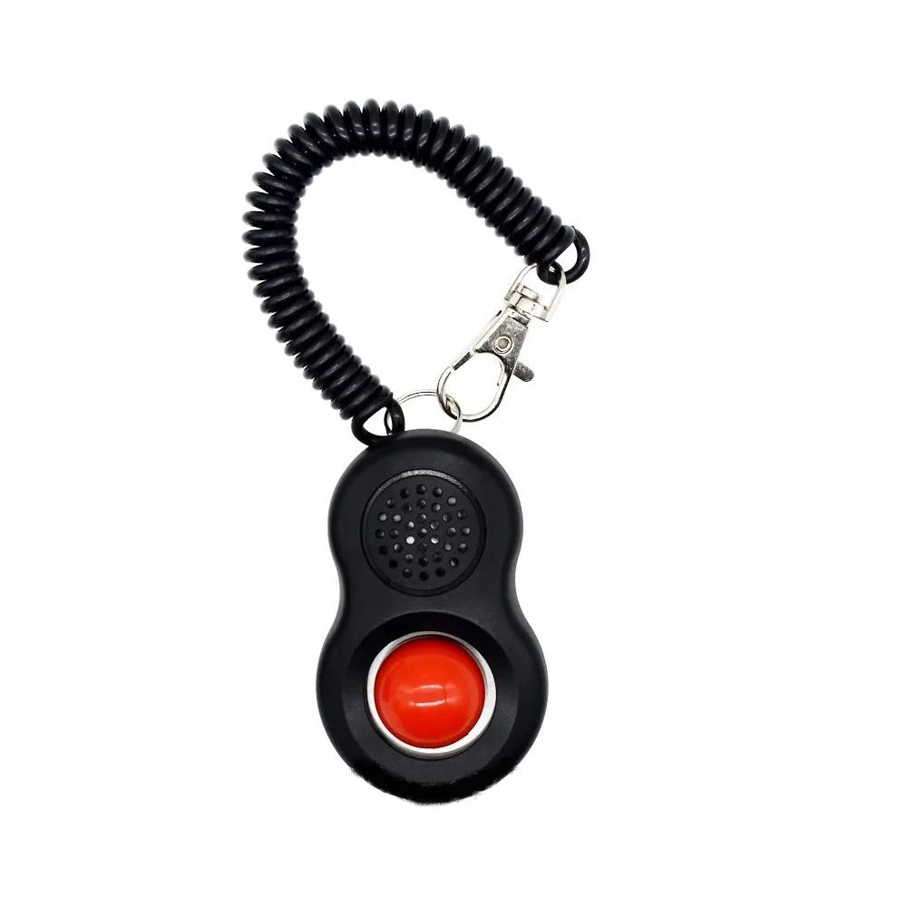 Pet Training Clicker with Finger Loop and Wrist Band