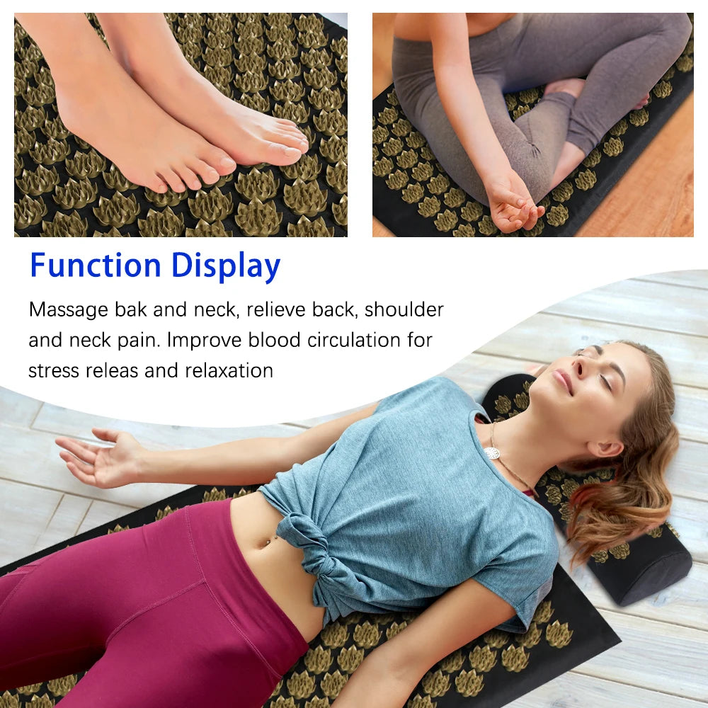 Shiatsu Acupressure Yoga Mat