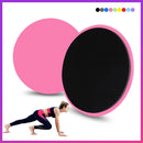 2PCS Fitness Core Sliders Exercise Gliding Discs