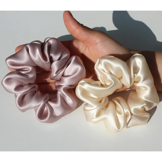 Silk Large Scrunchies