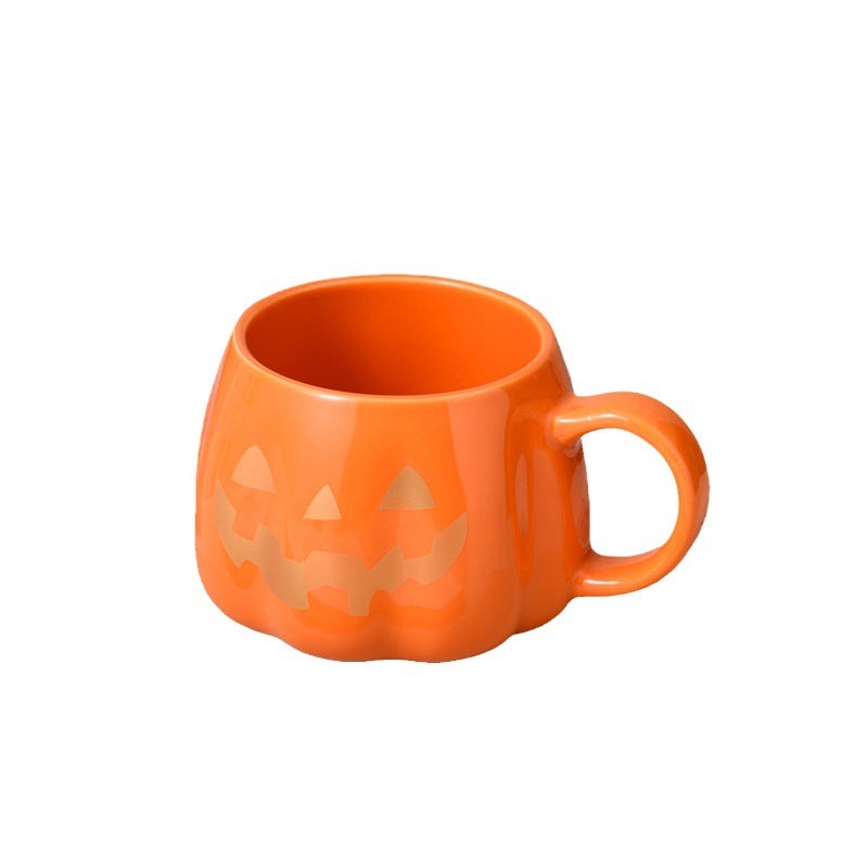 Creative Halloween Pumpkin Ceramic Mug