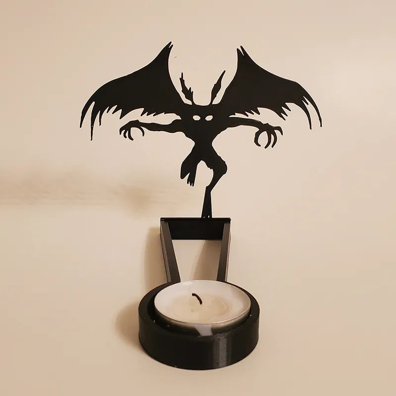 Halloween Fun Silhouette Shadow Candle Holder Decoration ornament