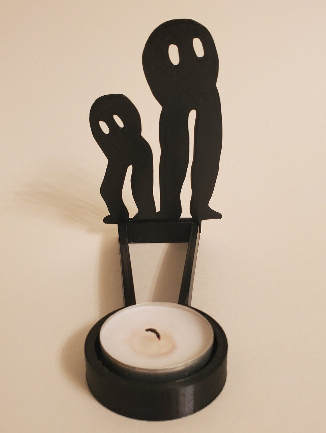 Halloween Fun Silhouette Shadow Candle Holder Decoration ornament