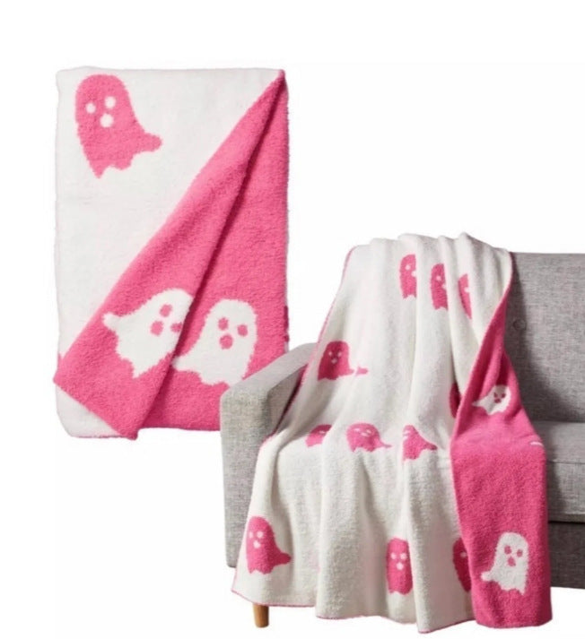 Half Velvet Blanket Ghost Blanket Knitted