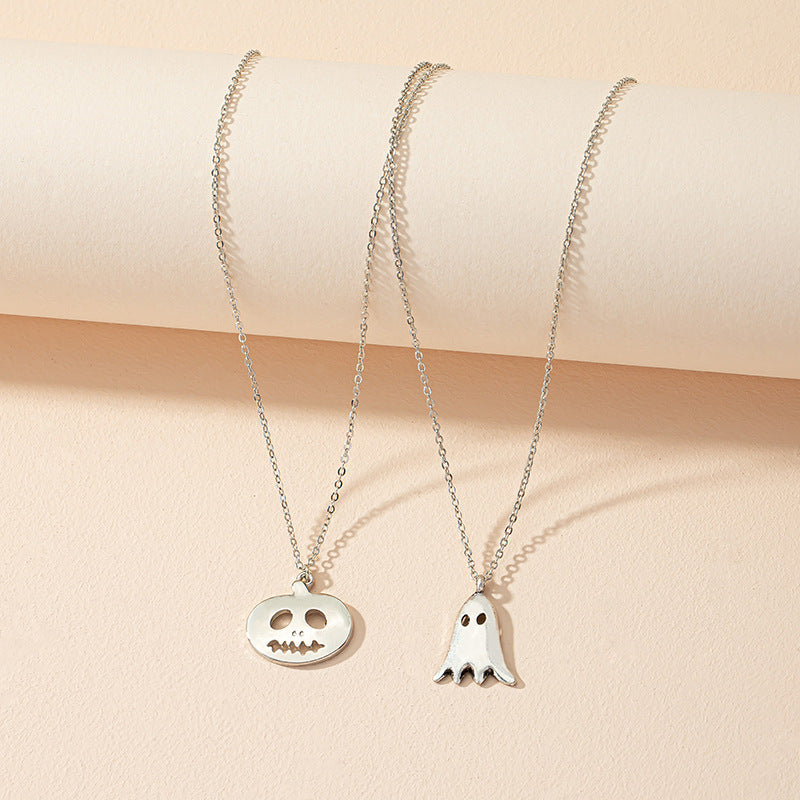 Popular Christmas Pumpkin Ghost Necklace