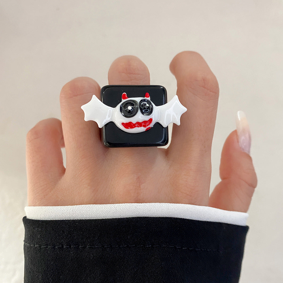 Halloween Knuckle Ring Pumpkin Bat Ghost Festival