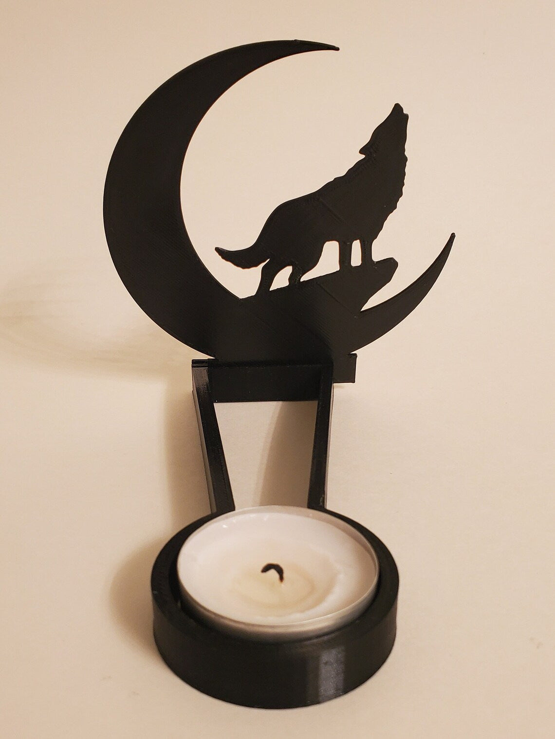 Halloween Fun Silhouette Shadow Candle Holder Decoration ornament