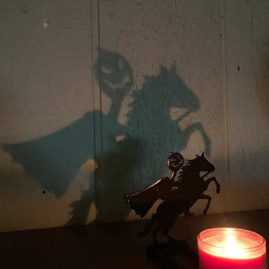 Halloween Fun Silhouette Shadow Candle Holder Decoration ornament