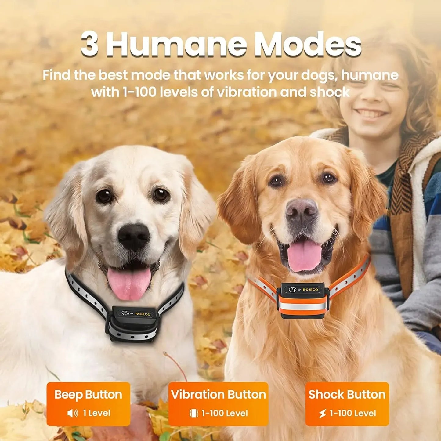 1000m Electric Dog Training Collar with Remote Control