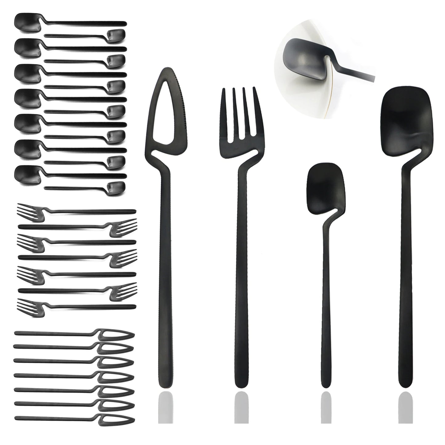 8 People Dinnerware Cutlery Set 304