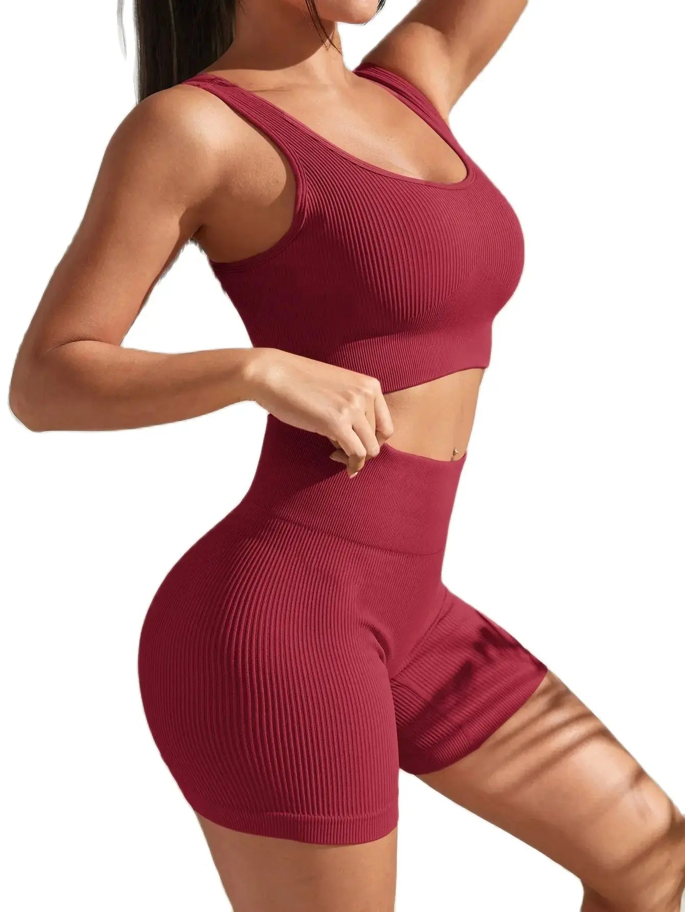 Stylish Seamless Exercise Body-Tight Fitness Set