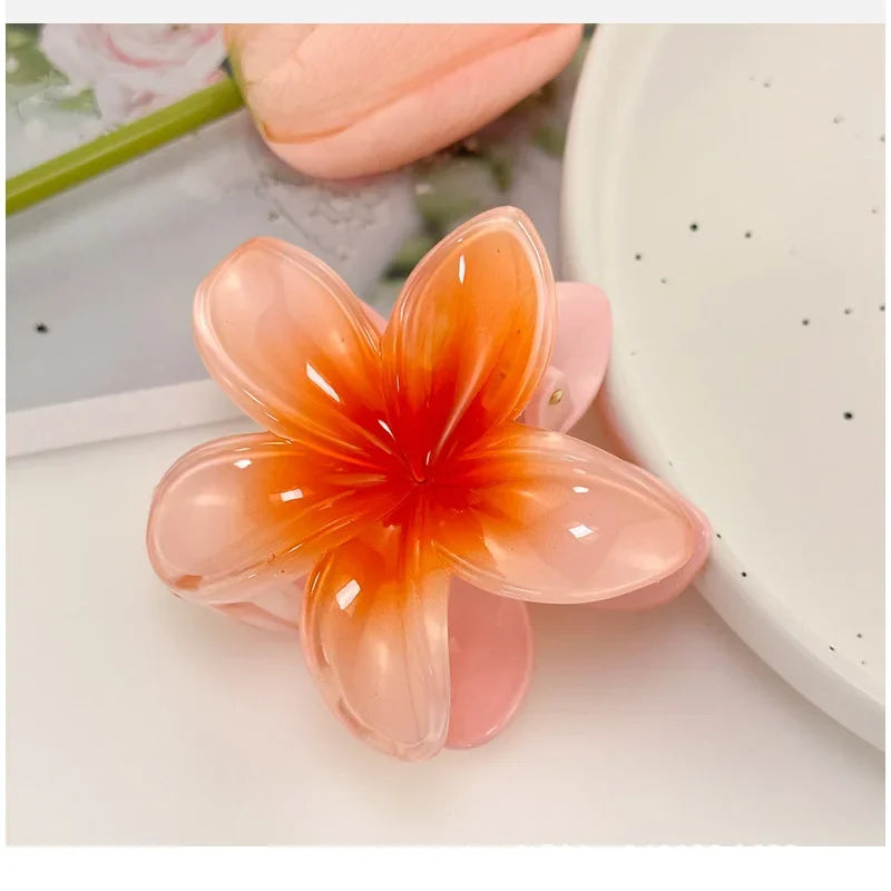 8cm Flower Hair Claw Clip