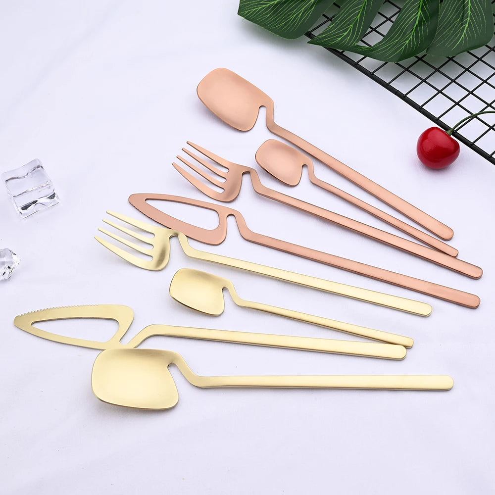 8 People Dinnerware Cutlery Set 304