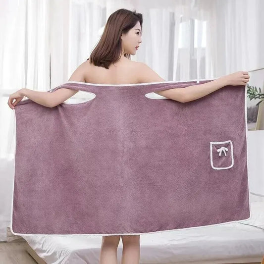 Women's Wearable Bath Towel