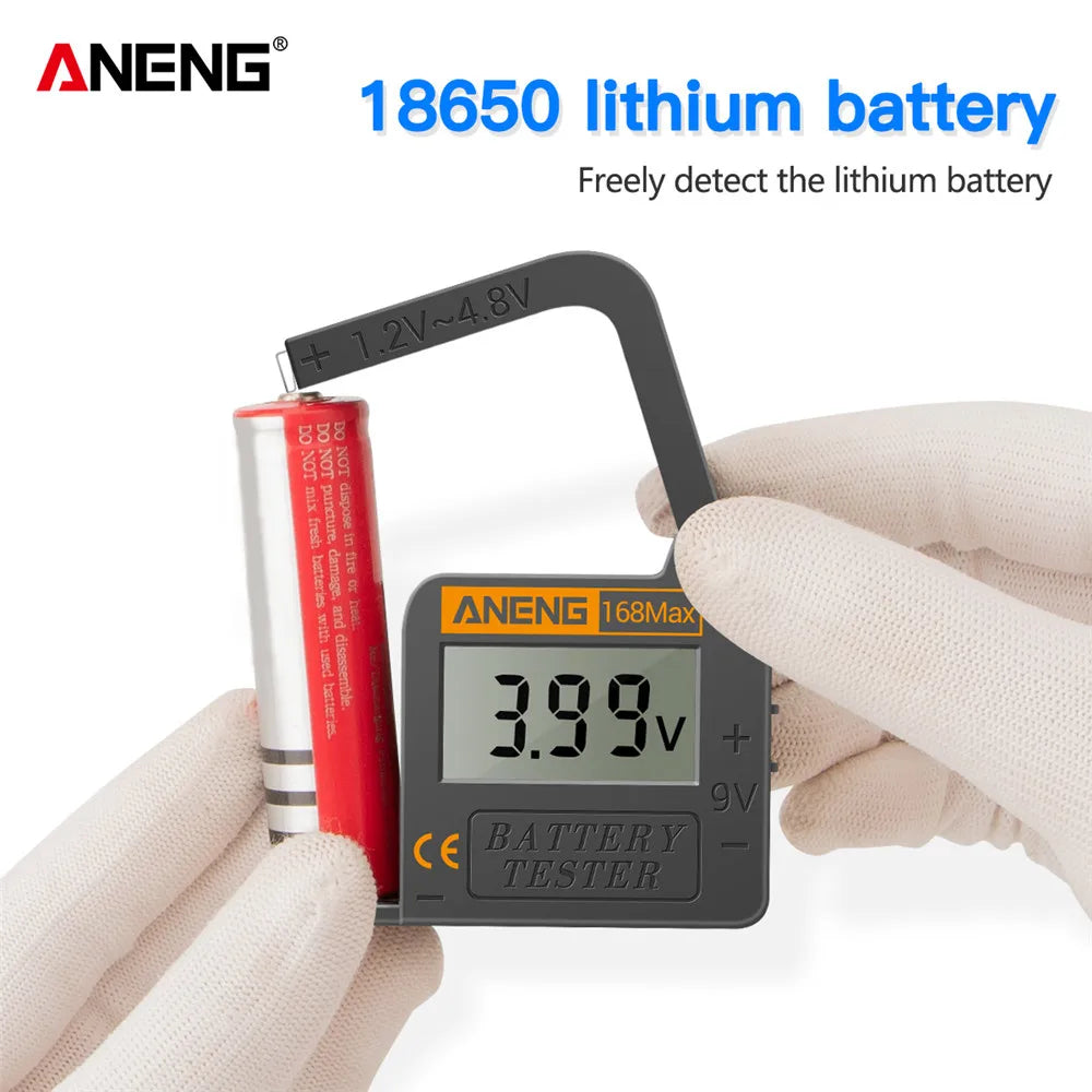 168Max Digital Lithium Battery Tester