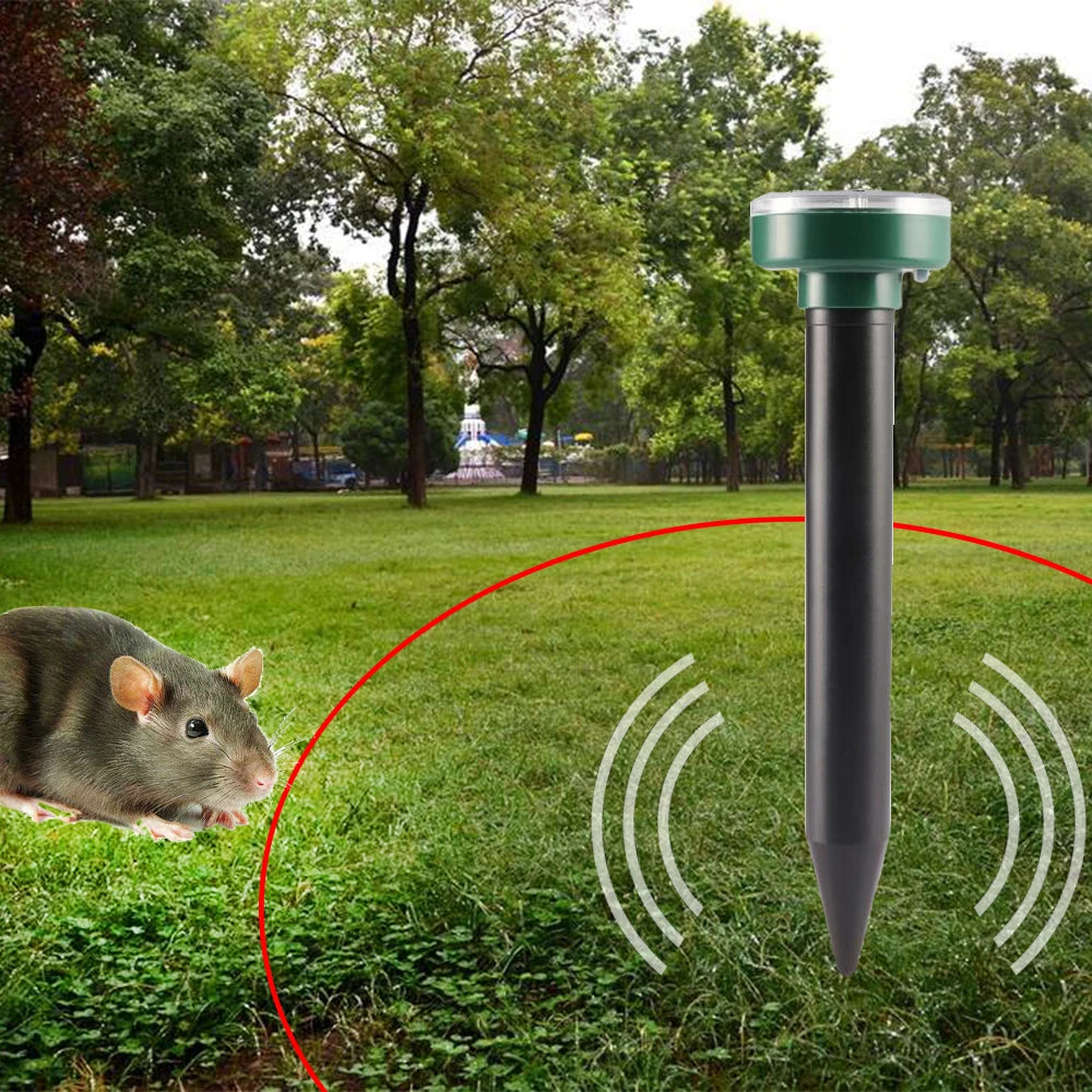 Solar-Powered Ultrasonic Pest Repeller