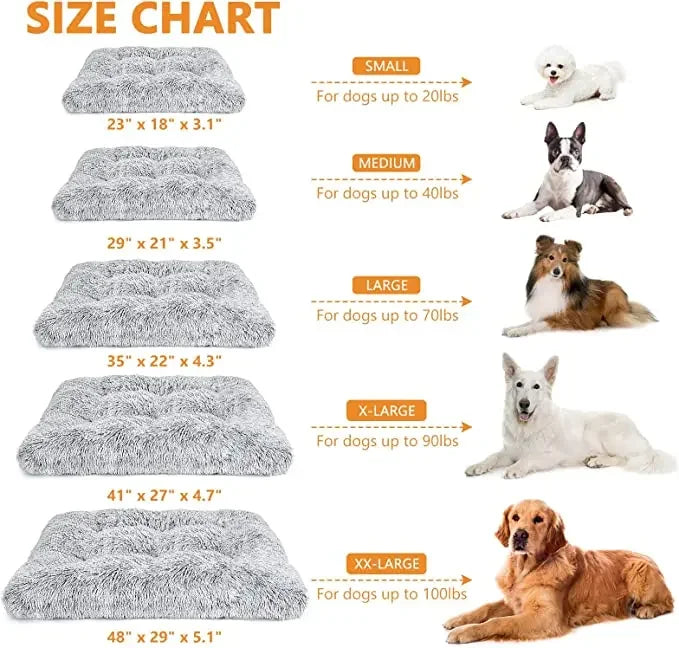 Plush Dog Bed Mat for Cats and Dogs