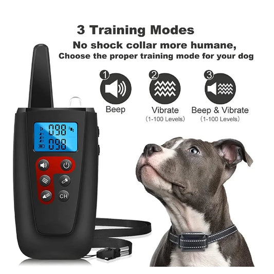 Waterproof Dog Vibrating Training Collar