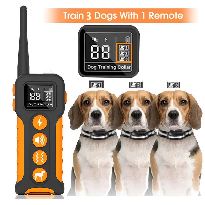 Advanced Dog Training Collar Device (1000 meters)