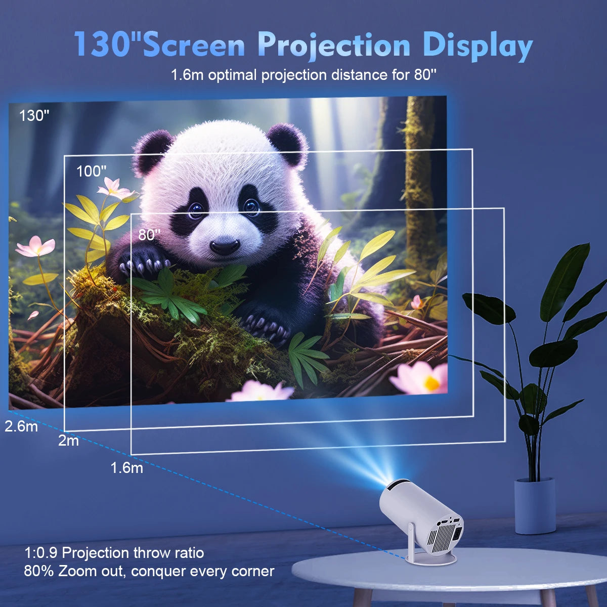 MagCubic HY300 Pro 4K WiFi 6 Projector