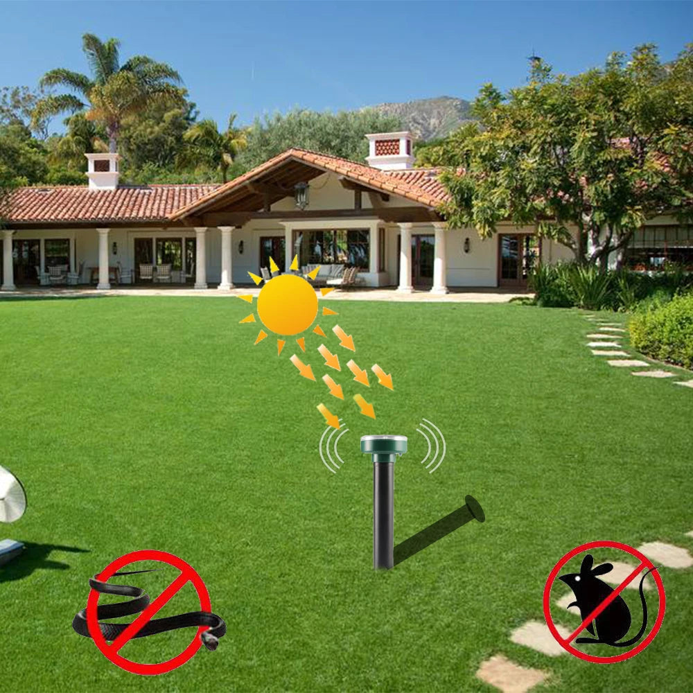 Solar-Powered Ultrasonic Pest Repeller