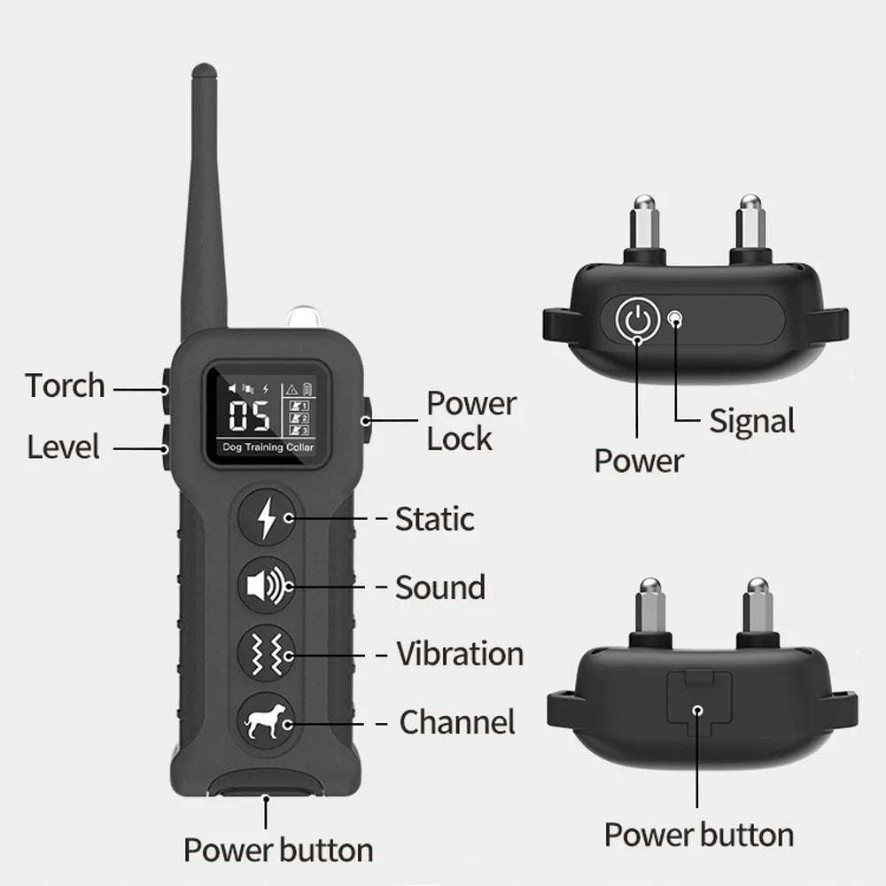 1000m Rechargeable Electric Dog Training Collar